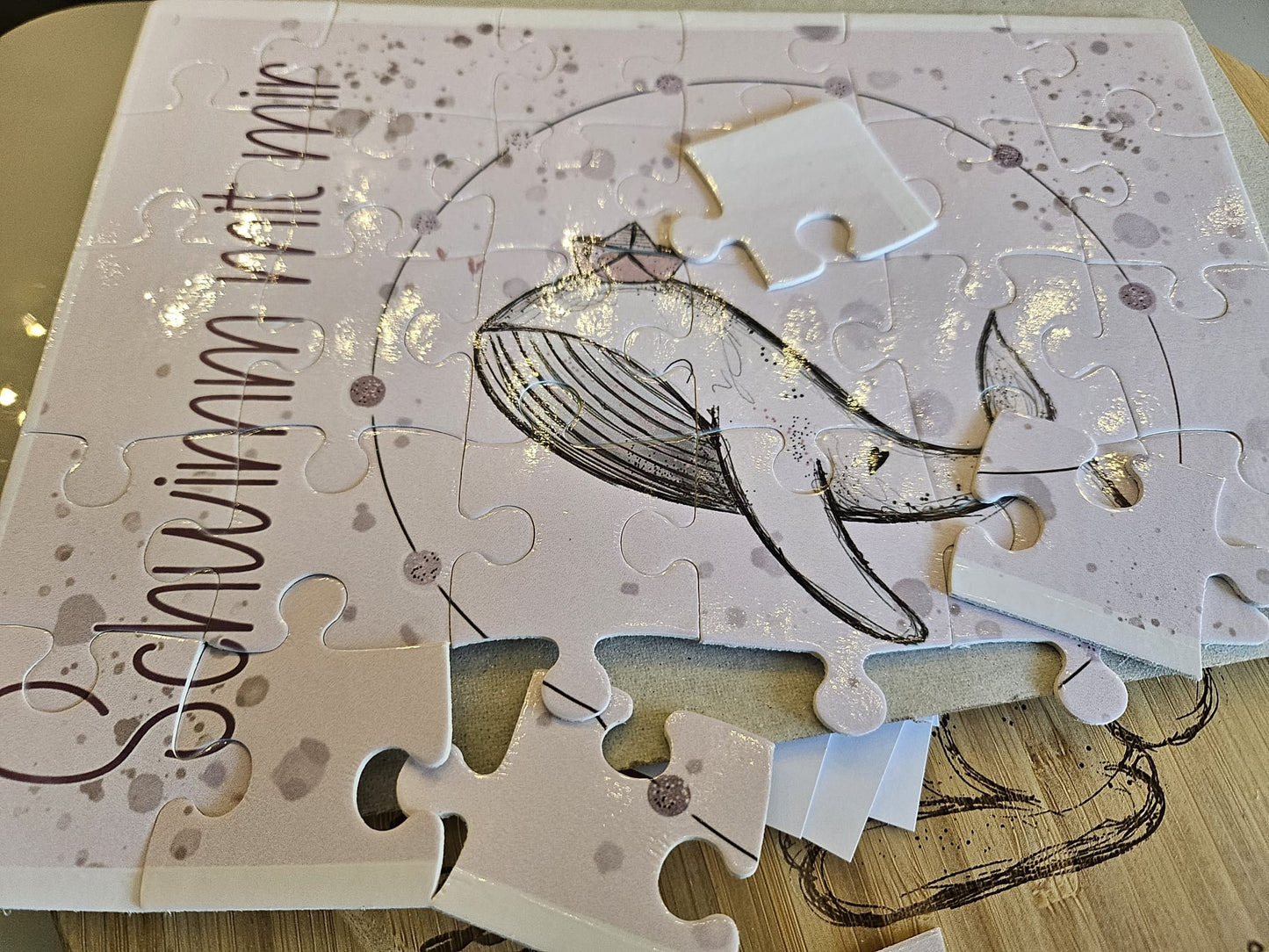Walli der Wal, komm schwimm mit mir...digitale Datei zum lasern, sublimieren und mehr