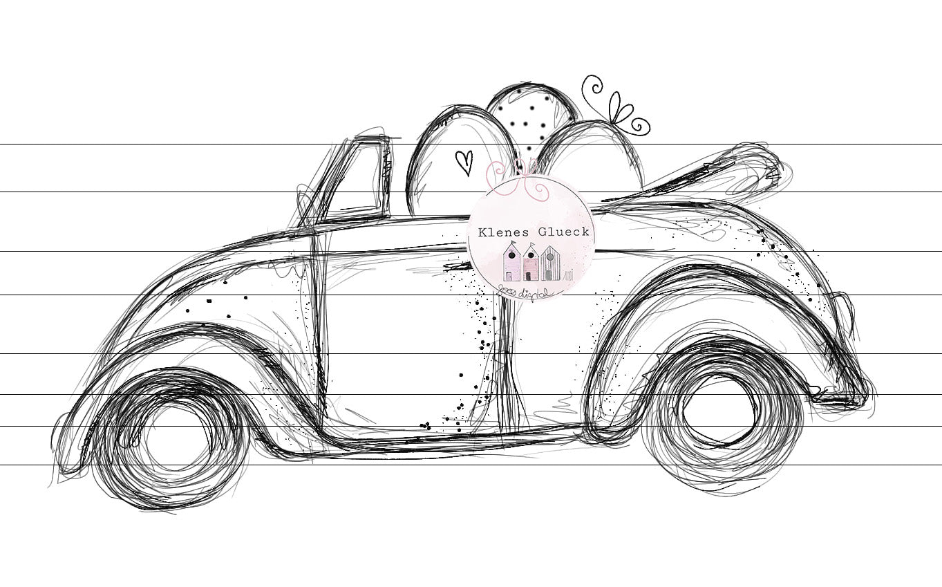 Möpmöp Ostercabrio, digitale DAtei zum lasern, sublimieren und mehr