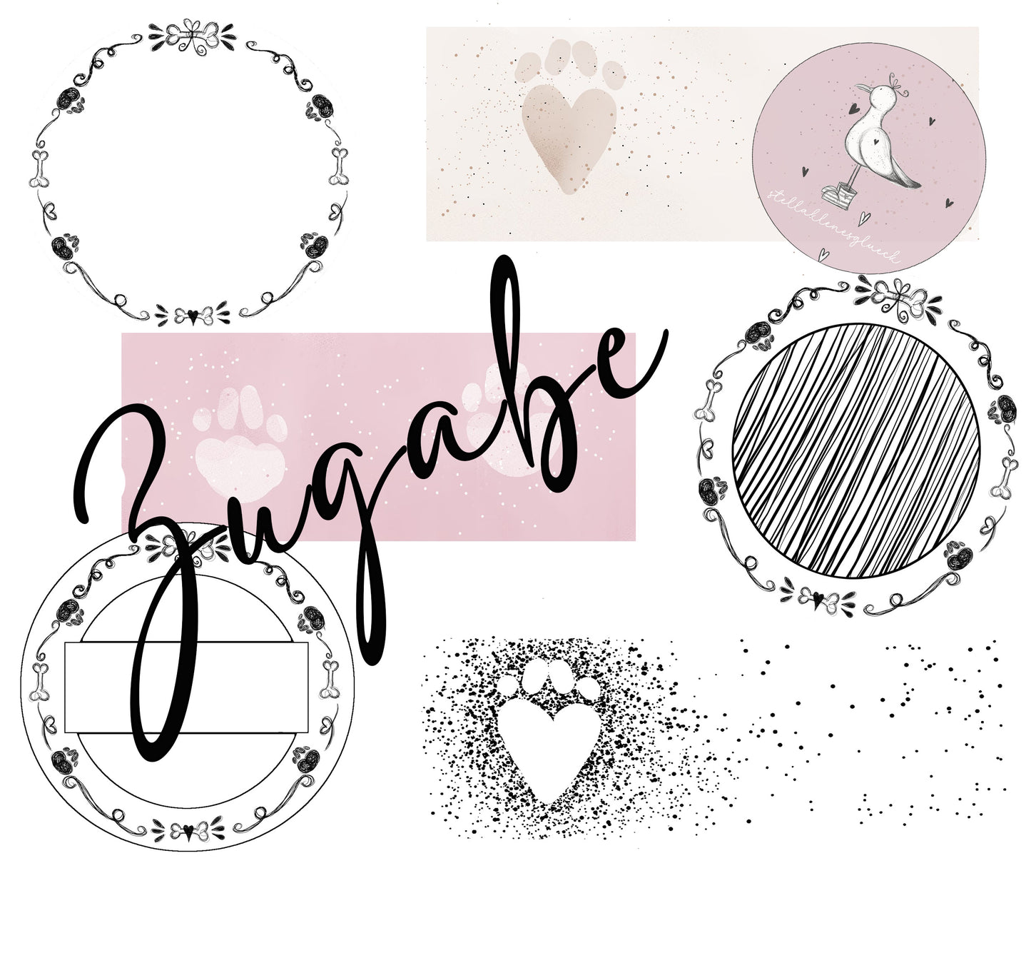 Badender Hund, retrohund, Hund, PNG, JPG, Lasern, Sbulimieren, print and cut und mehr