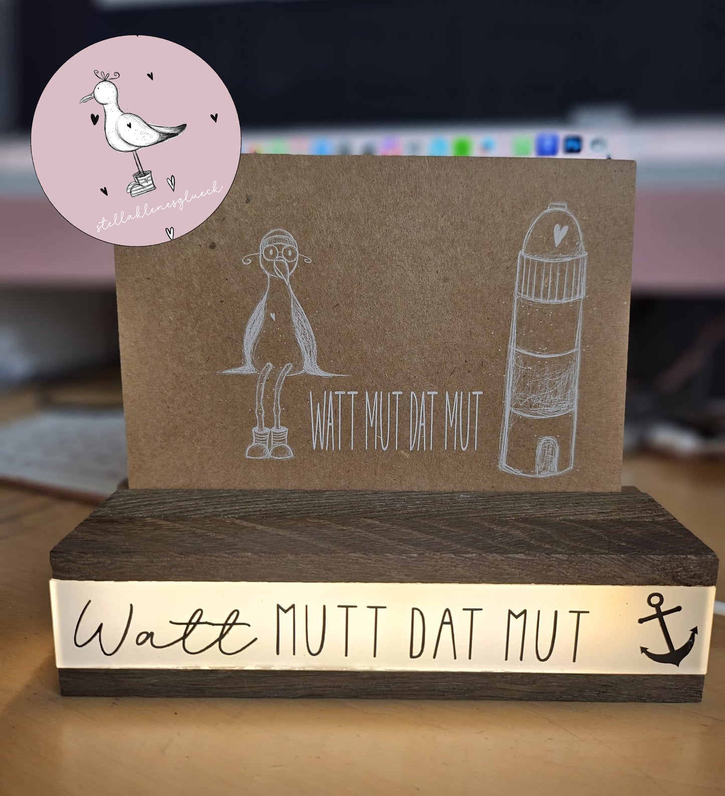 Moewen & Meer, Set mit Moewen, Sublimationsdatei, Laserdatei, Leuchtturm, Print and cut, Digistamps, Küstenliebe