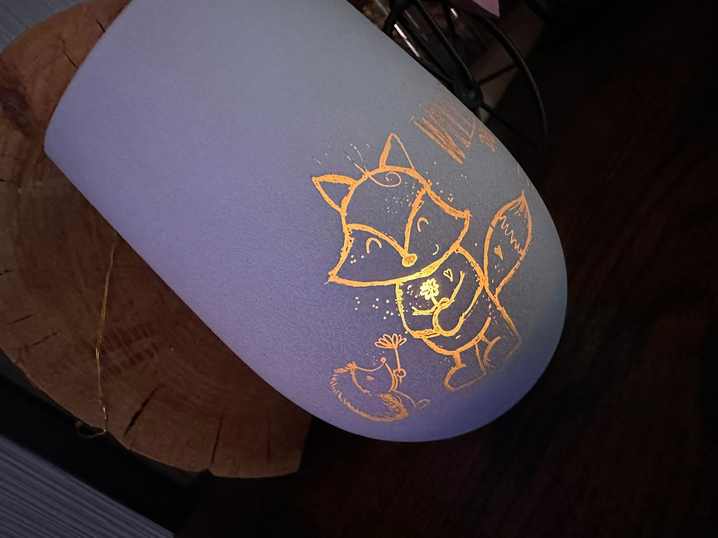 Verliebt, der Igel und der Fuchs, digitale Datei zum sublimieren, Lasern und mehr