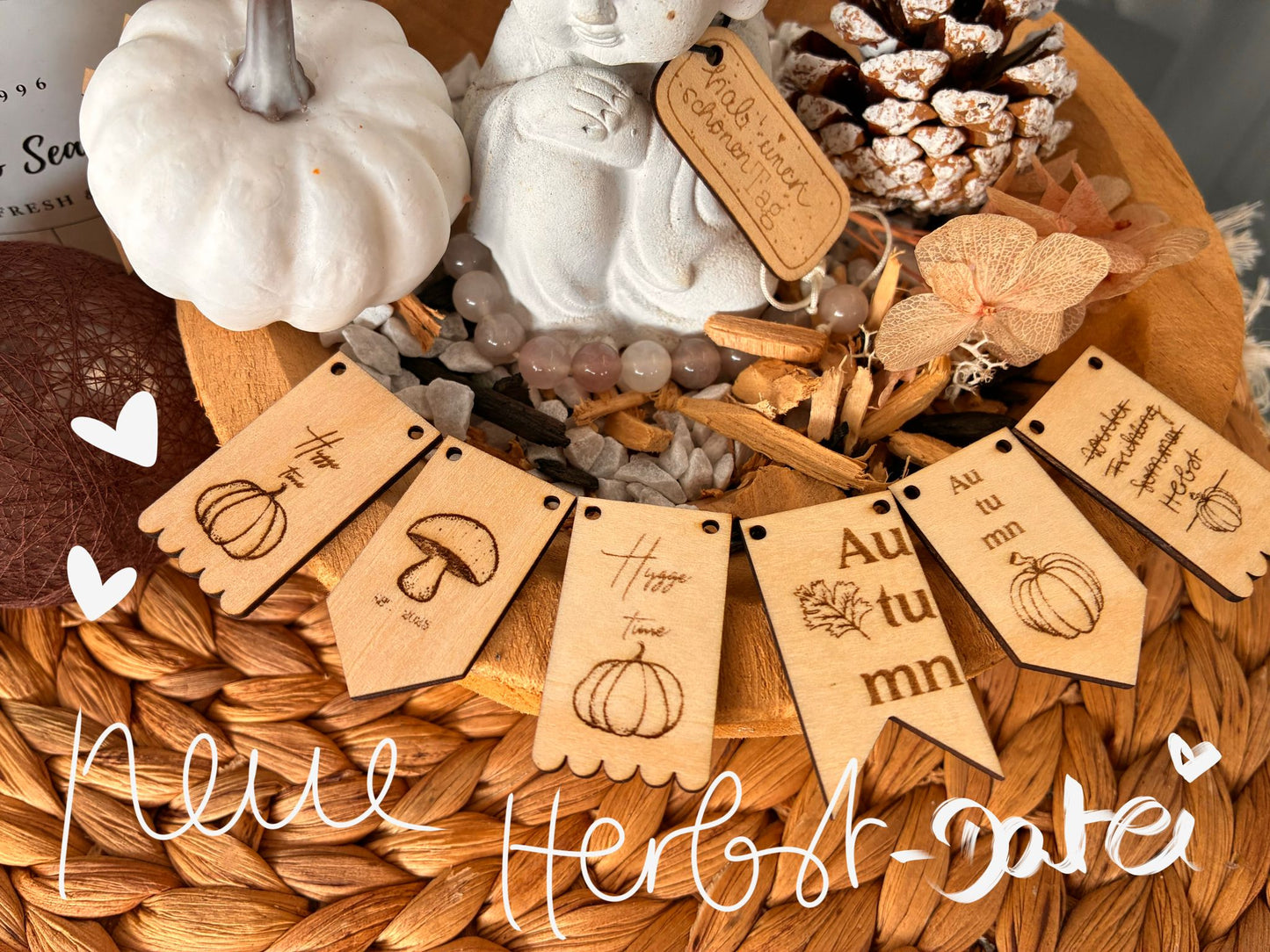 HerbstLiebeDatei, Herbst, Laserdatei, Gravurdatei, Autumn, Herbstdatei, Pilz, Kürbis, Schubkarre und mehr, Herbstliebe