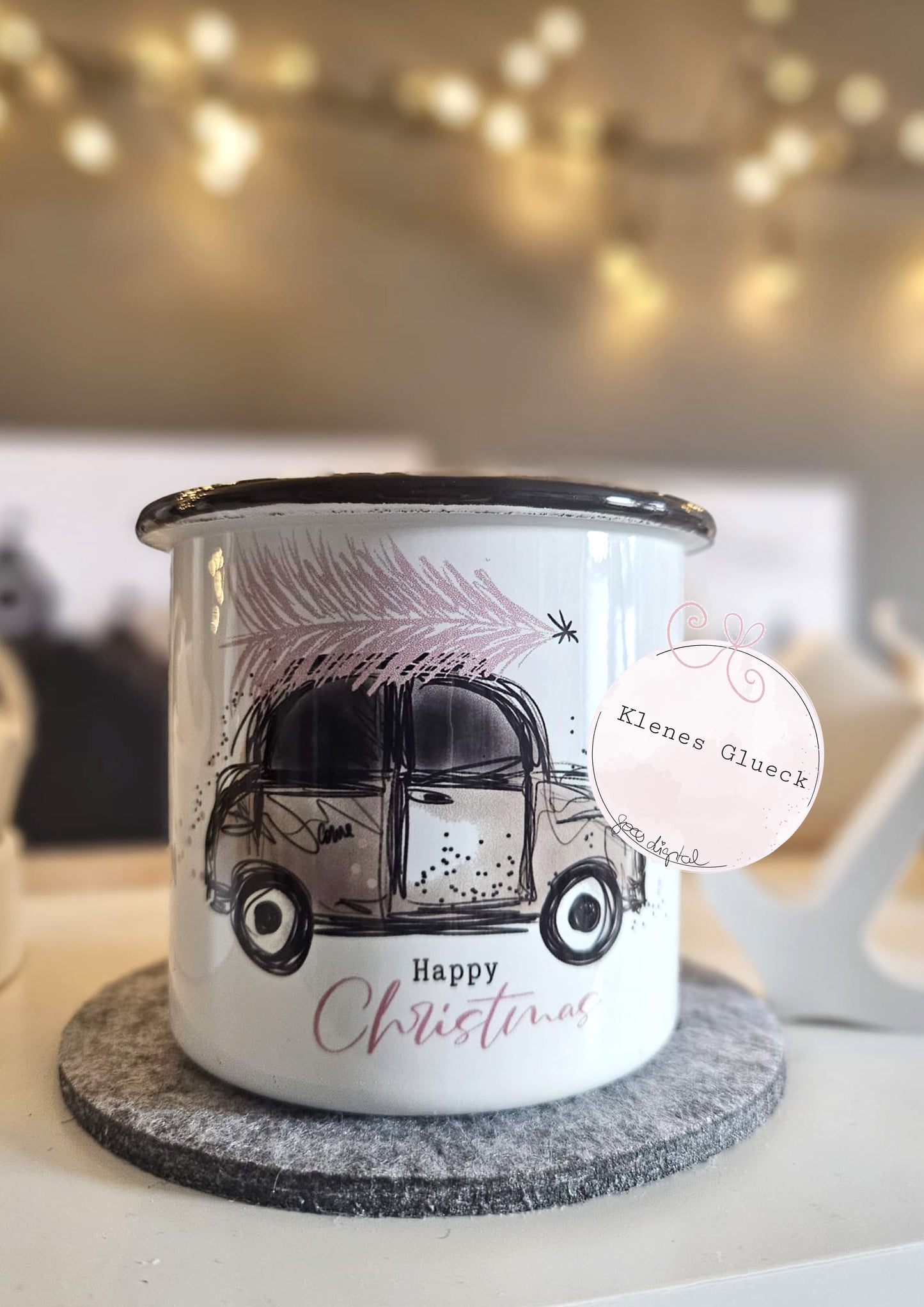 Klenes Weihnachtsauto, digitale Datei zum Lasern, Sublimeren als PNG, SVG, JPG