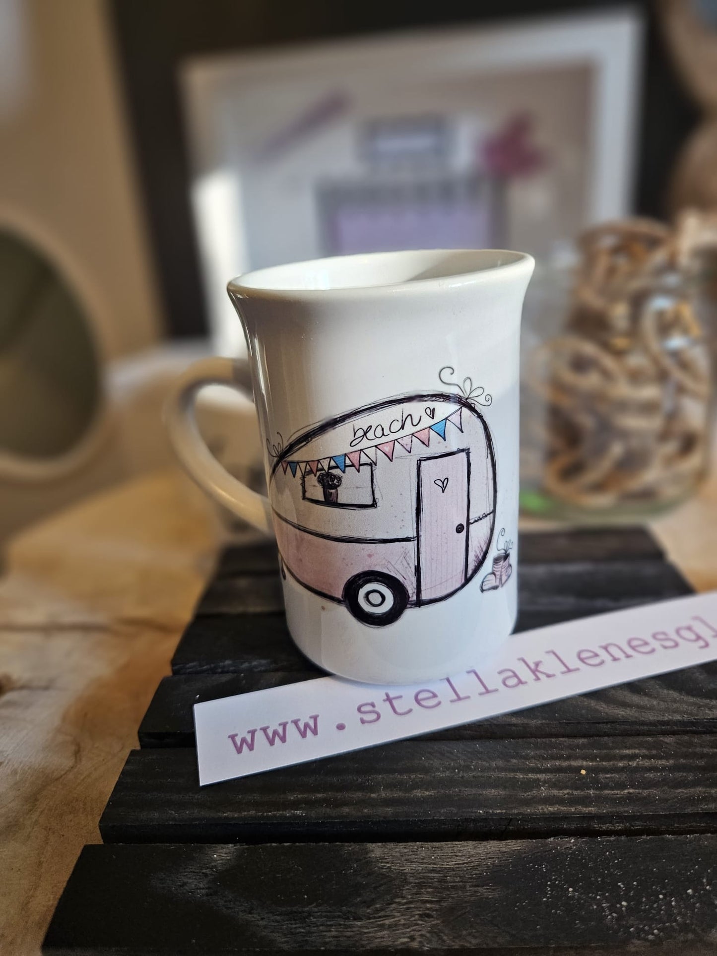 niedlicher Wohnwagen...digitale Dateien zum lasern, subliemieren, als Digistamp und mehr...
