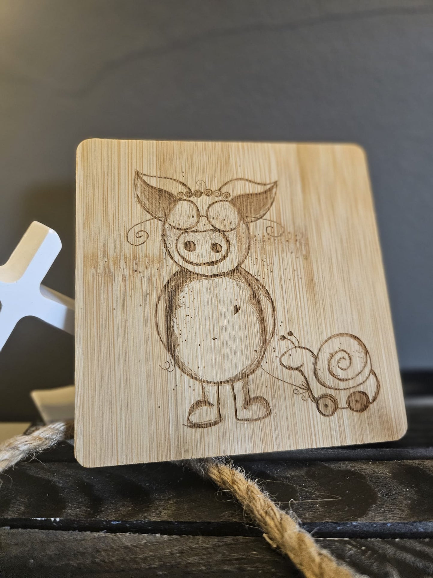Oink das klene Schwein, digitale Datei zum Lasern, als Digistamp, zum Sublimieren und mehr