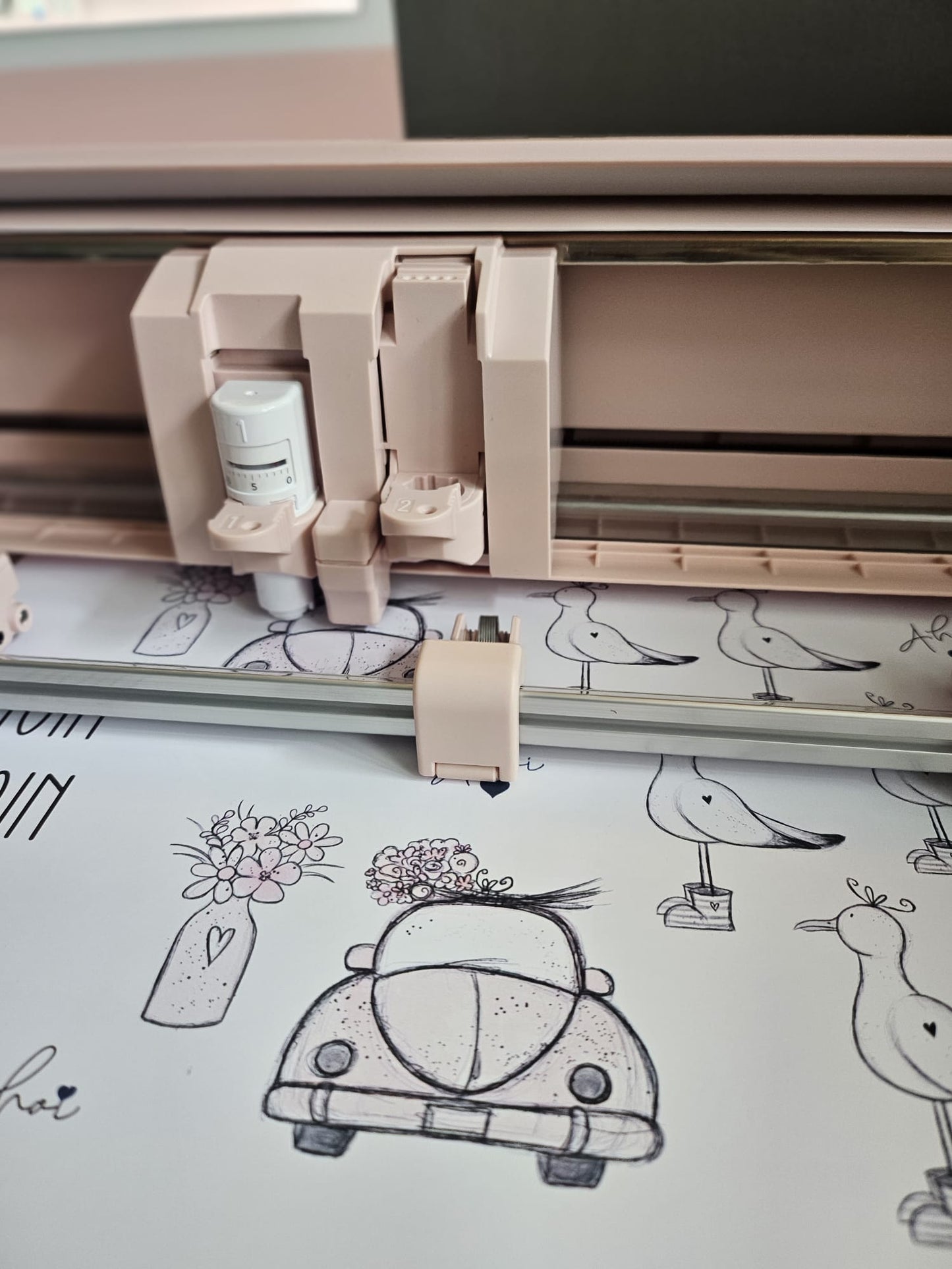 Muttertag, Auto mit Blumen, Blumen, digitale Datei, png, jpg, Laserdatei, Digistamp, Print and cut, Plotterdatei, Sublimationsdatei