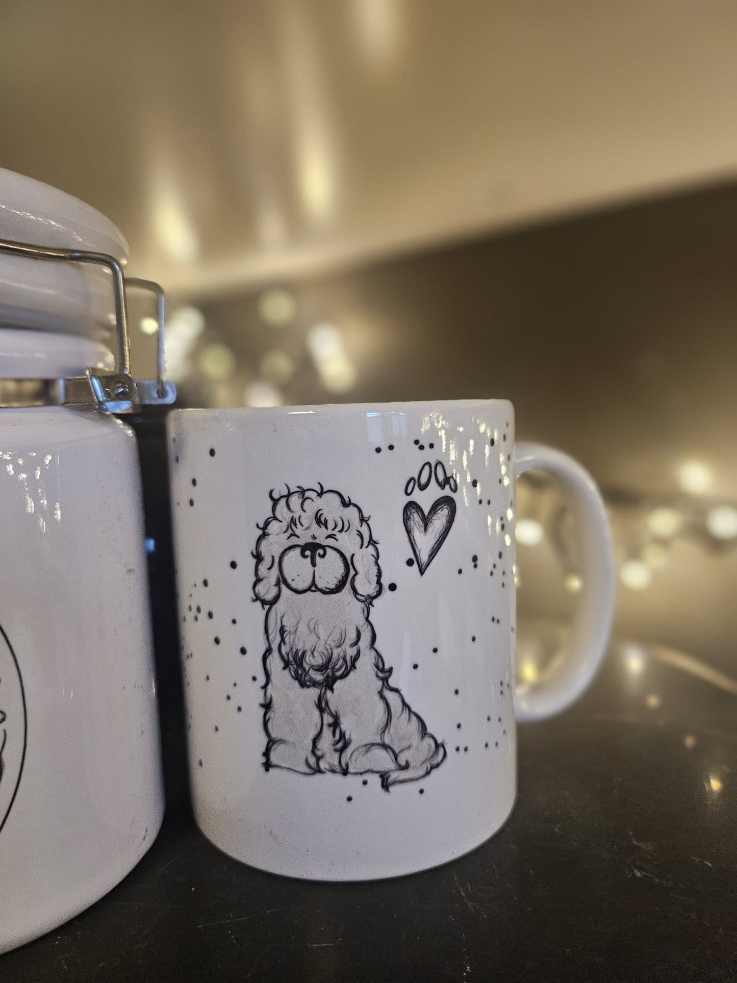 Wuschelhund, Hundedatei, digitale Zeichnung, png, jpg, set, lasern, sublimieren, Hund, großer Hund, Hund mit Locken, digistamp und mehr