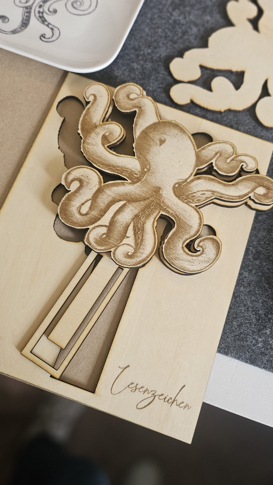 Ohrfeigenoktopus, Laserdatei Oktopus/ Krake, png, jpg, svg zum lasern, sublimieren und mehr, maritim, witzig, digistamp, krake, oktopus, tintenfisch