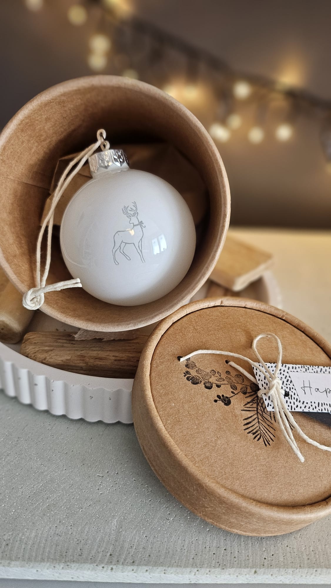 Weihnachtshirsch und Weihnachtsreh, PNG, Laserdatei, Hirsch, Reh, SVG, Hirschaufsteller, Gravurdatei Hirsch, Print and cut, Sublimationsdatei, Weihnachten