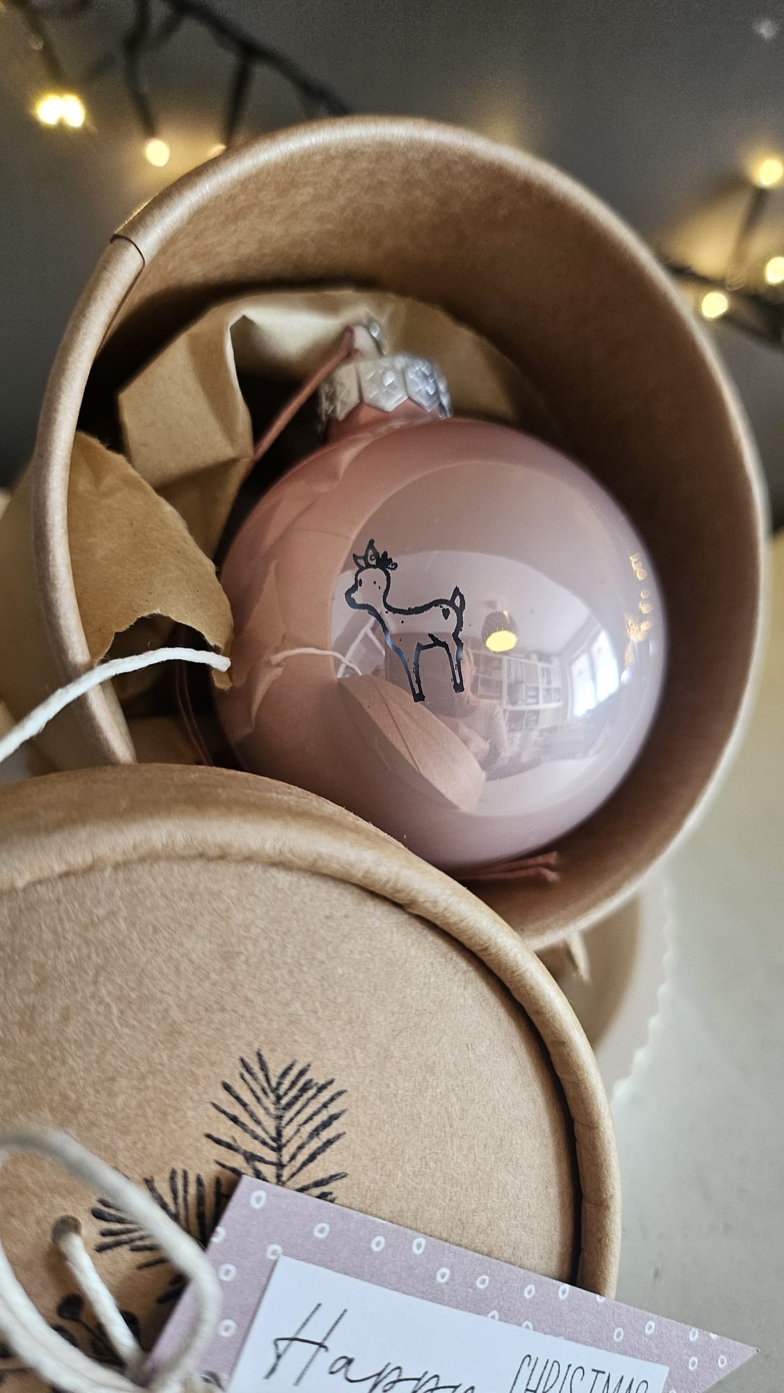 Weihnachtshirsch und Weihnachtsreh, PNG, Laserdatei, Hirsch, Reh, SVG, Hirschaufsteller, Gravurdatei Hirsch, Print and cut, Sublimationsdatei, Weihnachten