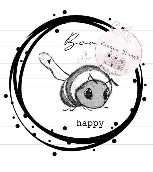 Hübsche Hummel, digitale Datei zum lasern, sublimieren und mehr...