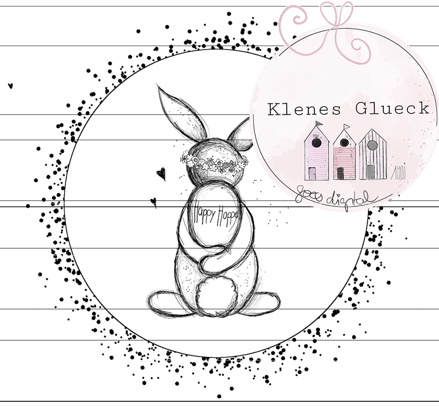 Klener Osterhase mit Ei, digitale Datei zum lasern, sublimieren und mehr