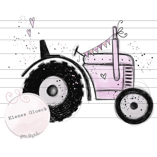 Traktor mit Herz