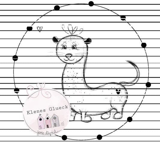 Wieselchen, digitale Datei, sublimieren, lasern, png, jpg, print and cut, digistamp, scrapbooking, digitale Zeichnung...